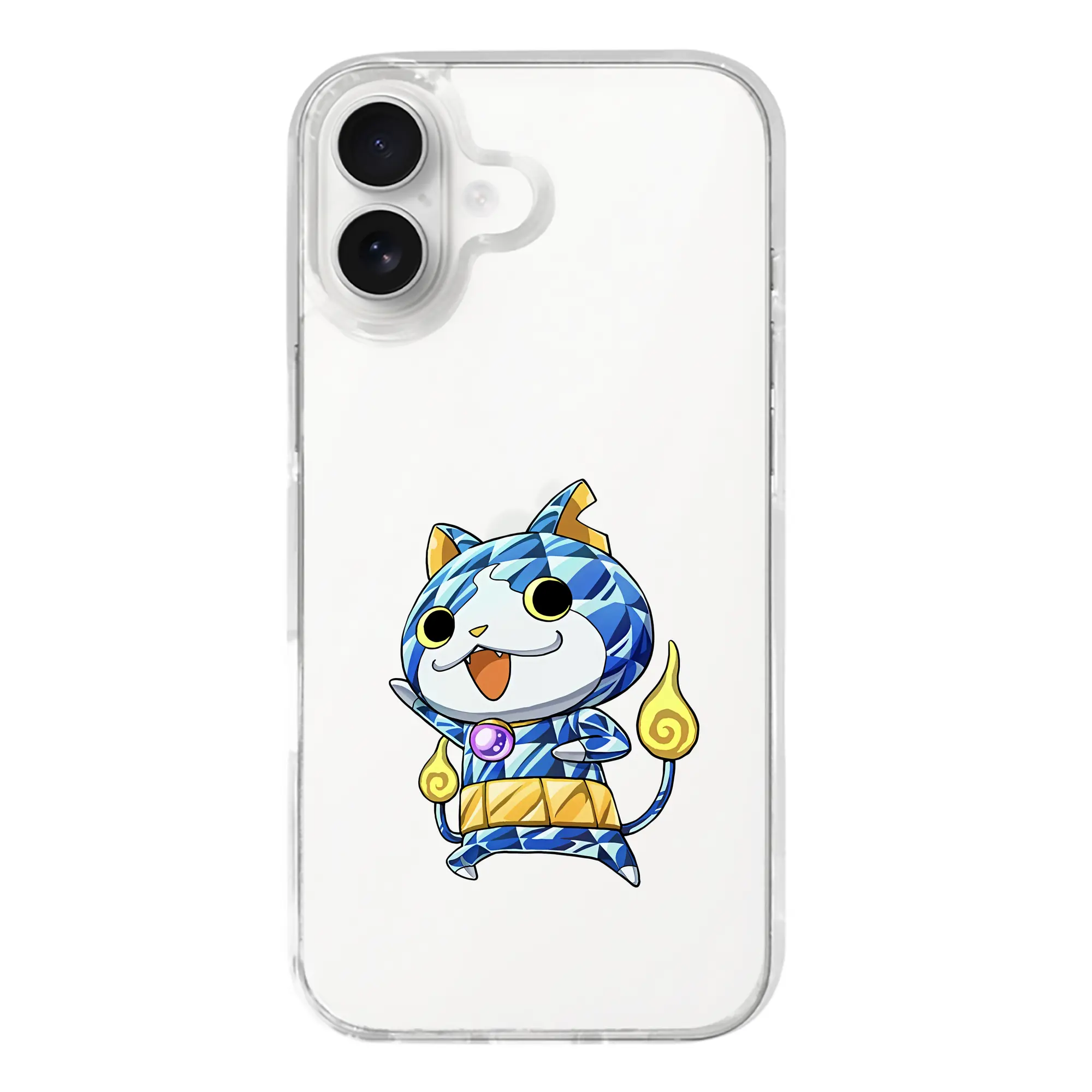 妖怪ウォッチ グッズ,ジバニャン - iPhone 17シリーズ 透明スマホケース – 薄型・耐衝撃・精密フィット保護カバー